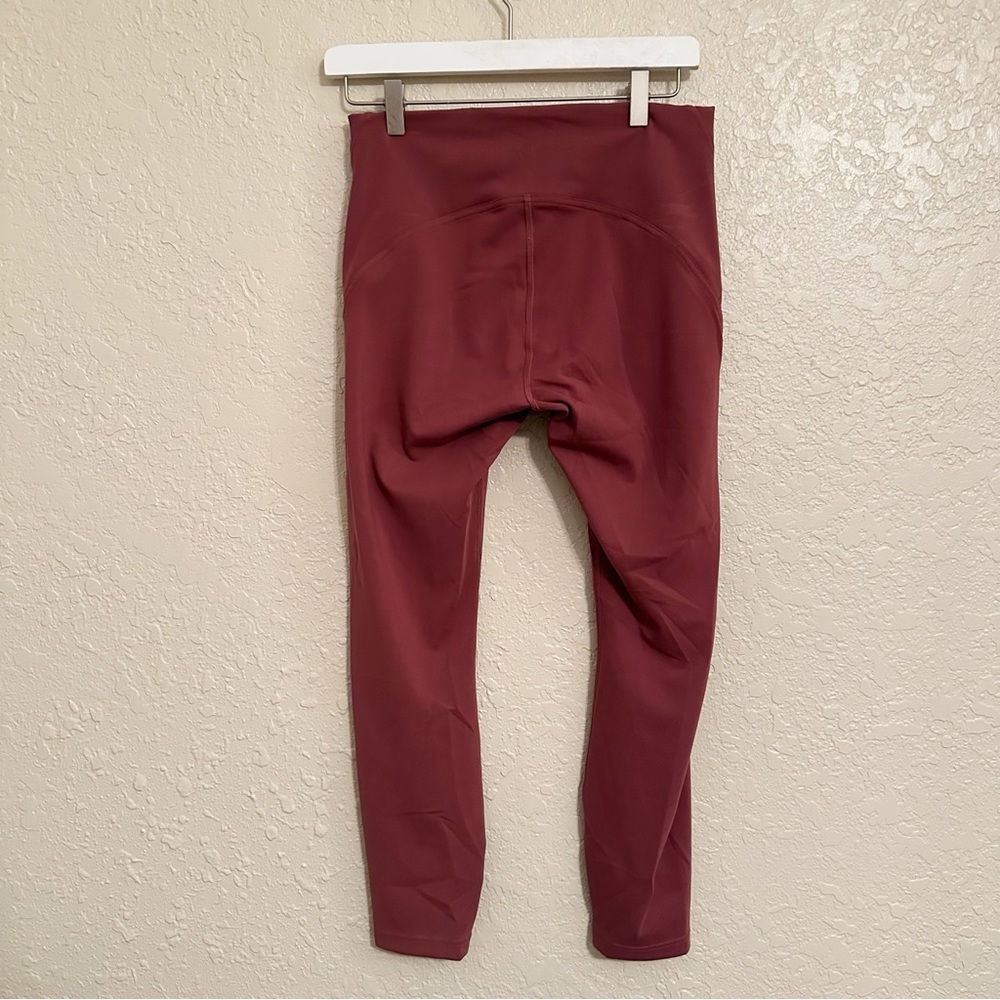 Lululemon leggings size 8 burgandy wine color
